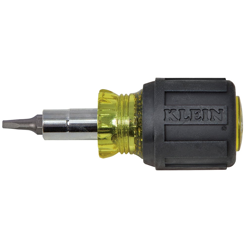 32562 Interchangeable Screwdriver, #1, #2, 1/4 in, 5/16 in, 3/16 in Phillips/Slotted/Square Point, 10 in OAL