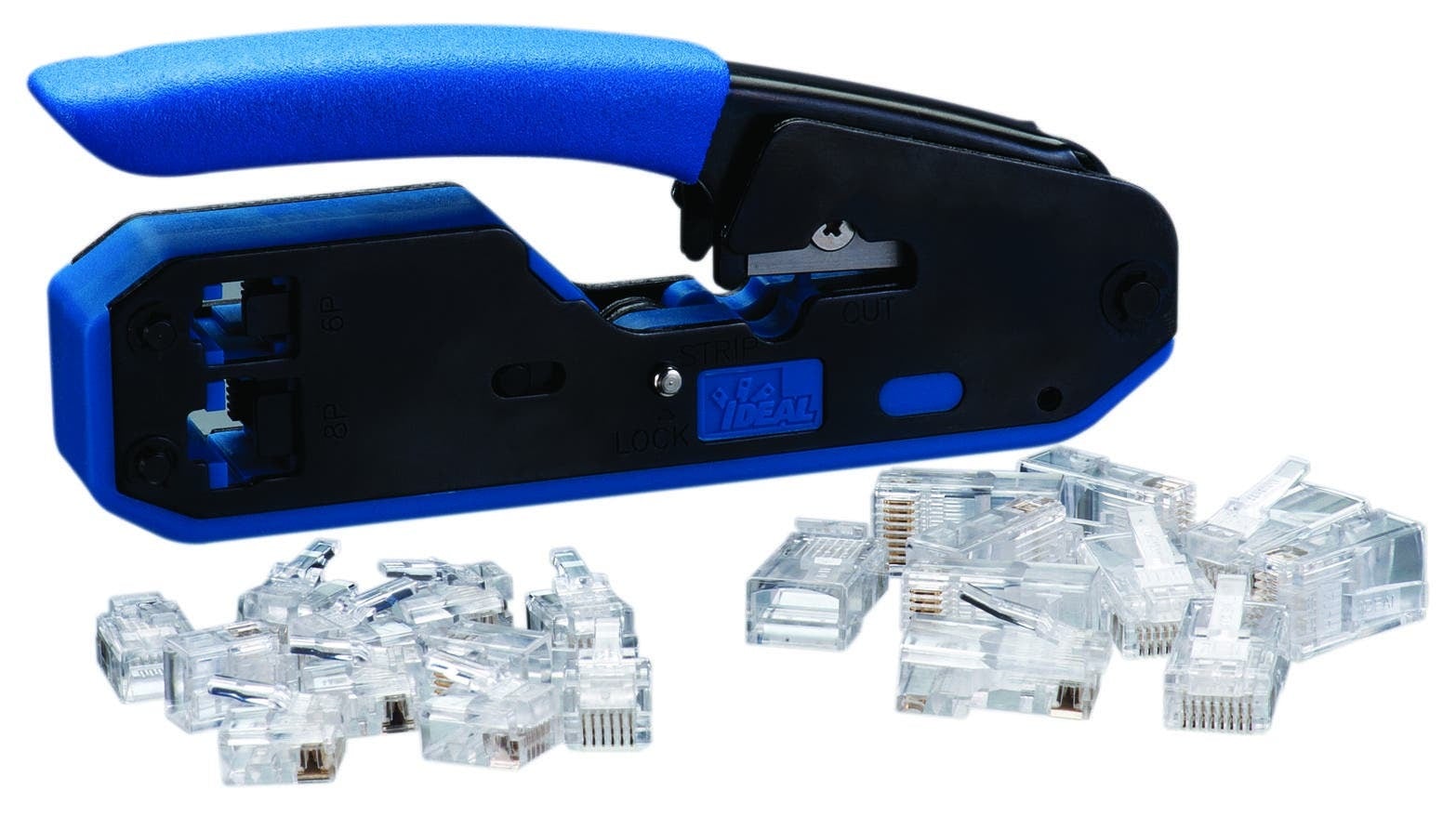 33-396 Data/Voice Modular Plug Termination Kit, For Use With Pro Level Tool