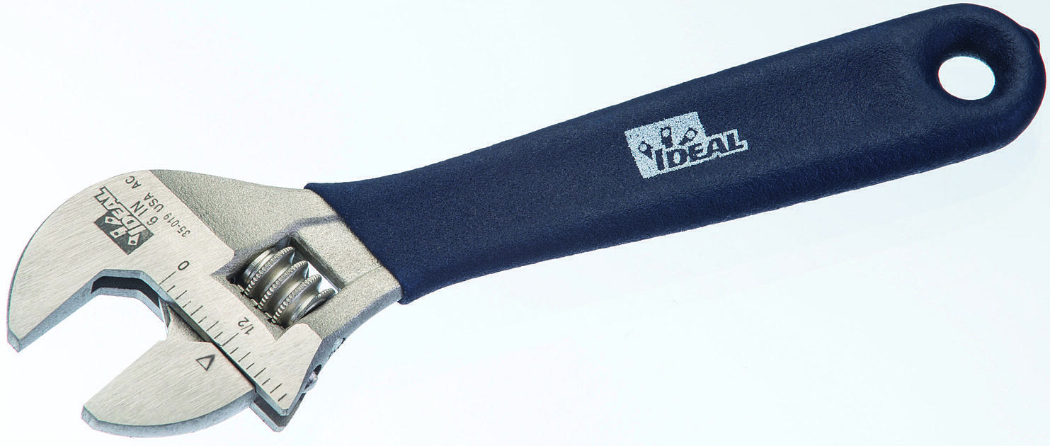 35-019 Wrench, 7/8 in, 6 in OAL, Steel, Blue