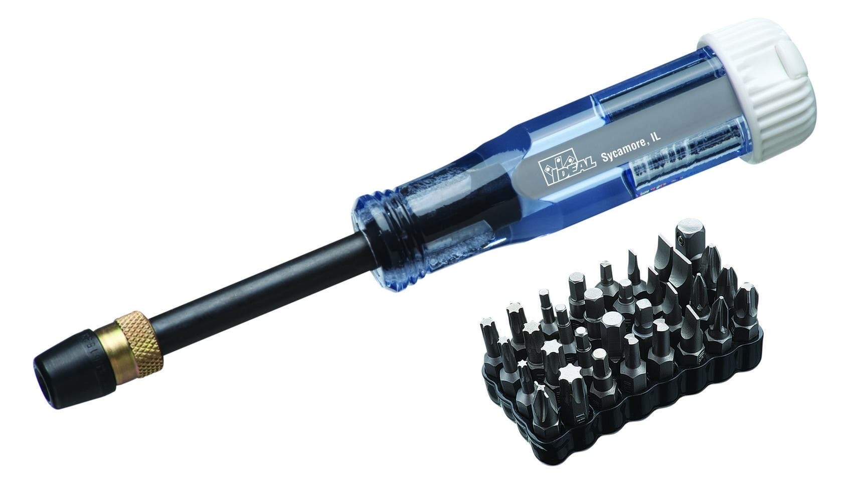 35-934 Quick-Change Screwdriver Set, 33 Pieces, Black Oxide