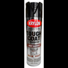 Krylon Industrial Tough Coat with Rust Barrier Technology,  High Gloss Black Enamel Paint, OSHA Black, 20 oz can,  15 oz fill