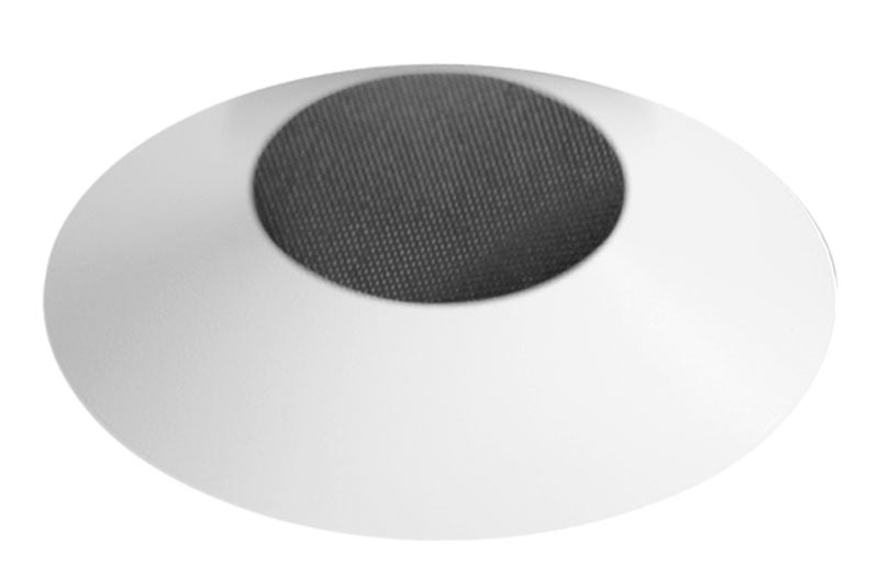 3DBV BS WHSF WET Bevel Lensed Regressed Round Self-Flanged Downlight Trim, 1-3/4 in ID, Halogen Lamp, For Use With IC43N, TC43N, TC943N 3-1/4 in Round Universal Downlight Housing
