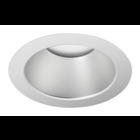 3 1/4" Downlight Self-Flanged Lensed Clear Alzak Cone. Wet Location Approved.