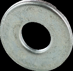 1/2" Flat Cut Washers, Zinc Plated,Jar