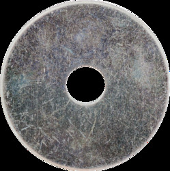 3/8 x 1- 1/4" Fender Washers, Zinc Plated,Jar