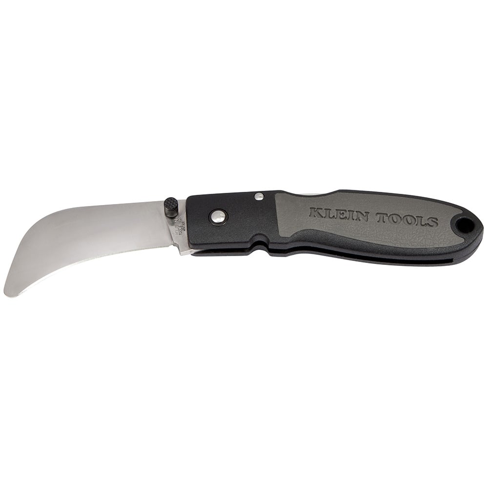 44005R 1-Blade Compact Lightweight Pocket Knife, AUS8 Stainless Steel Hawkbill/Sheepsfoot Blade, 2-5/8 in L Blade, Thumb Stud/Lock Back Opening