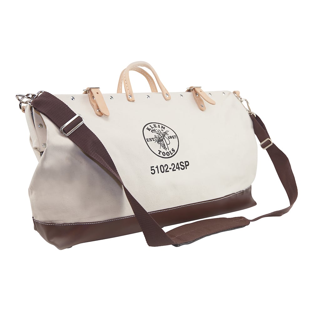 5102-24SP Deluxe Tool Bag, #8 Canvas, Brown/Tan