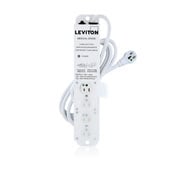 5304M-1N7 Power Outlet Strip With Locking Cover, 125 V AC, 15 A, 4 Outlets, 7 ft L Cord, Surface Mount