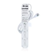 5306M-1N7 Power Outlet Strip With Locking Cover, 125 V AC, 15 A, 6 Outlets, 7 ft L Cord, Surface Mount