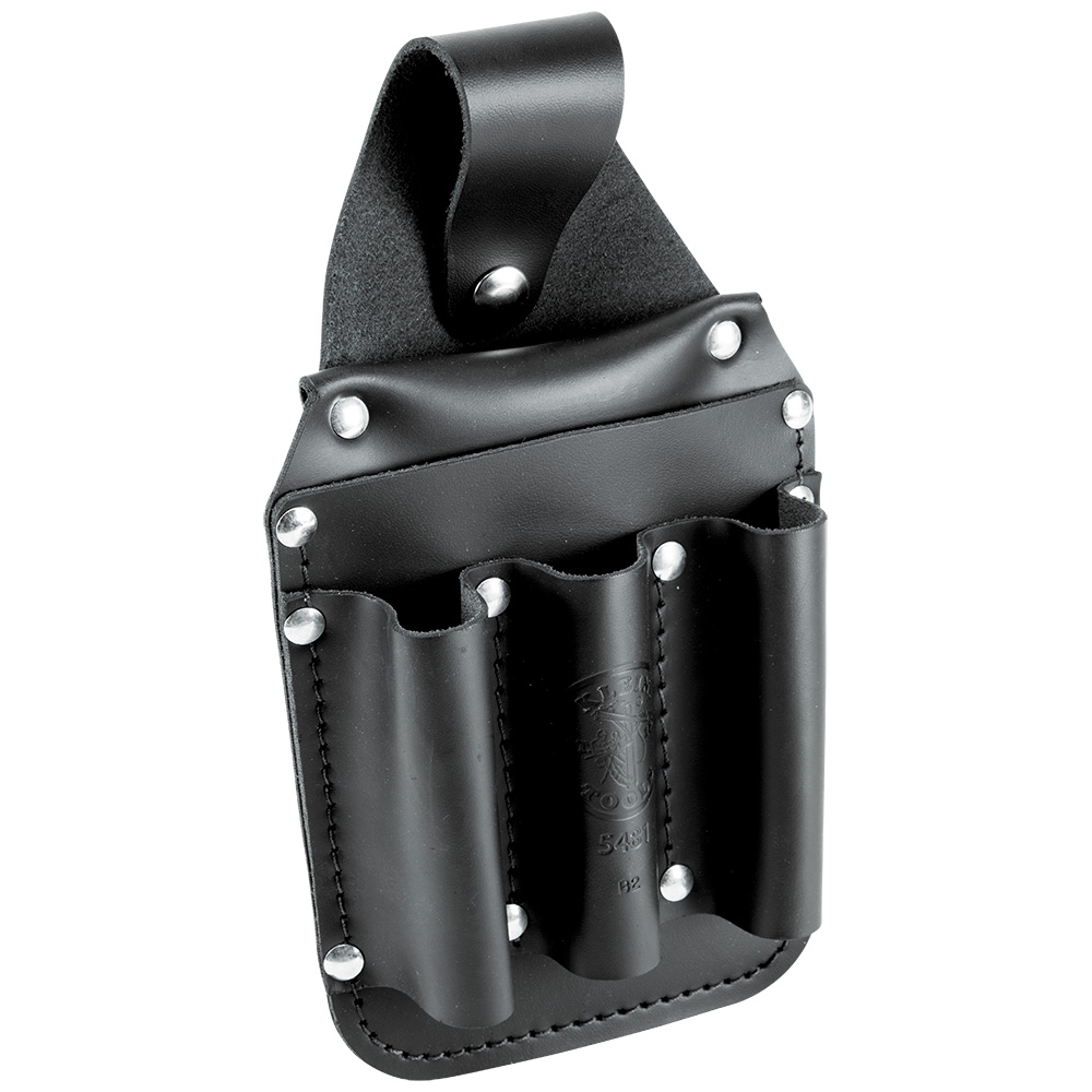 5481 Back Pocket Tool Pouch, Leather, Black
