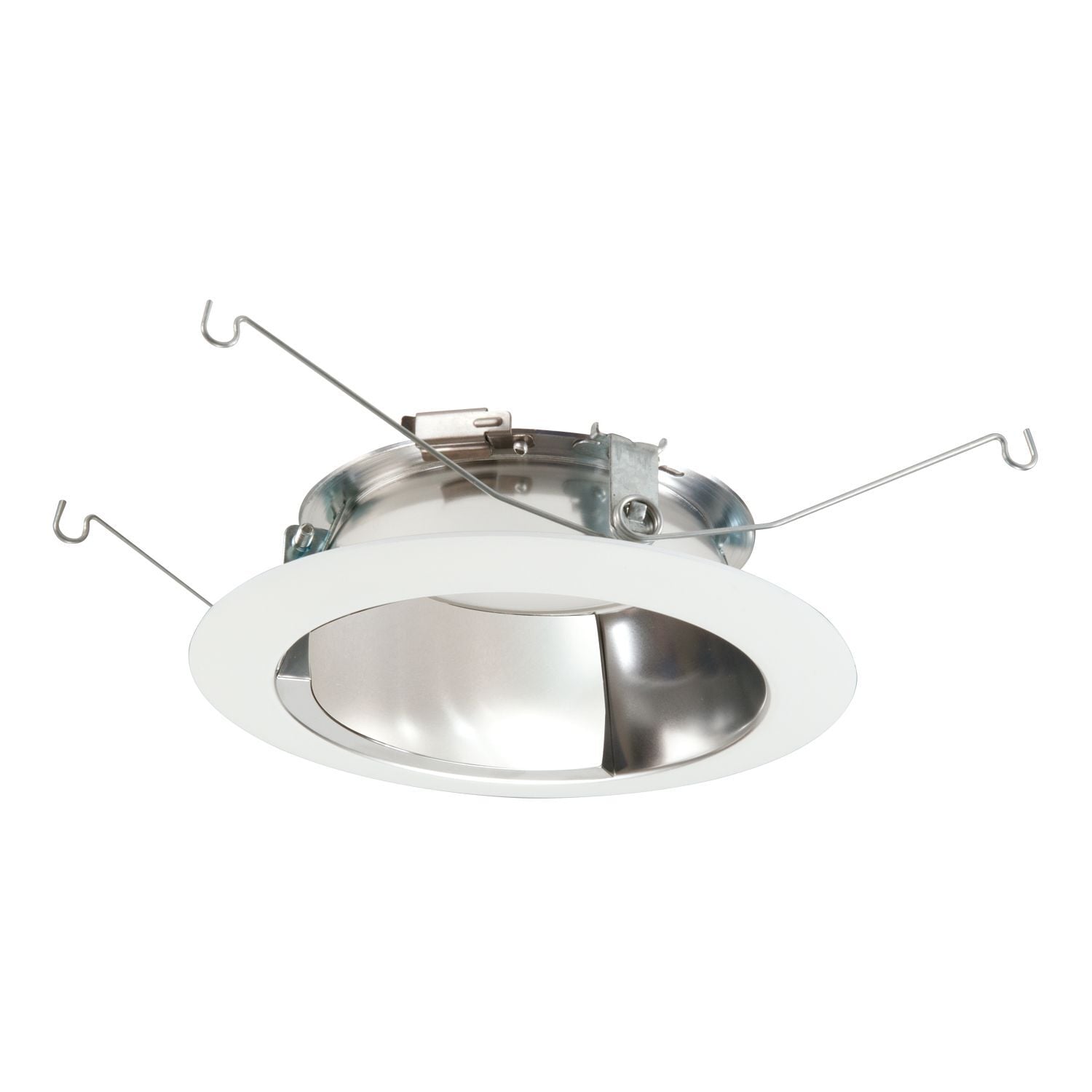 595WW Halo Air-Tite Wall Wash Downlight Trim, 5 in ID x 6-1/2 in OD, LED Lamp, For Use With ML56 Series LED Light Module, Aluminum