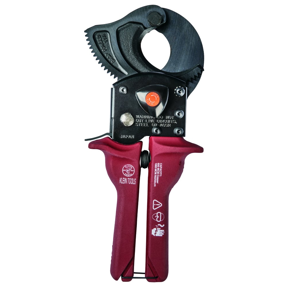 63601 Compact Cable Cutter, 10-1/4 in OAL, For Wire THK 600 kcmil Copper, 1000 kcmil Aluminum