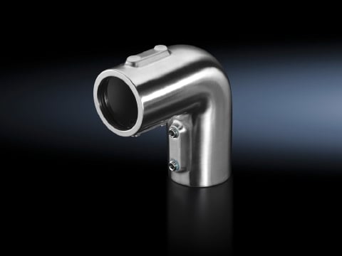 6664300 90 deg Conduit Elbow, 135.5 mm L x 135.5 mm H x 61 mm D, For Use With Rigid Conduit, Stainless Steel, Silver