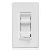6674-P0E Decora SureSlide 3-Way Dimmable Electro-Mechanical Universal Dimmer Switch, 120 V AC, 1 Pole, Standard On/Off Operation, Black
