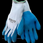Latex Coated Knit Glove, Gray/Blue, Medium