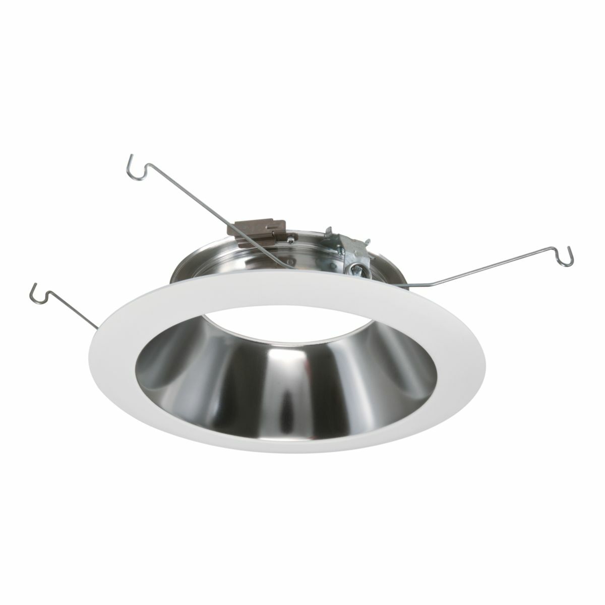 692SC Halo 692 New Construction/Remodel/Retrofit Reflector Trim Light, 6 in Dia Inside x 7.3 in Dia Outside, LED Lamp, For Use With ML56 Series LED Light Module, Aluminum