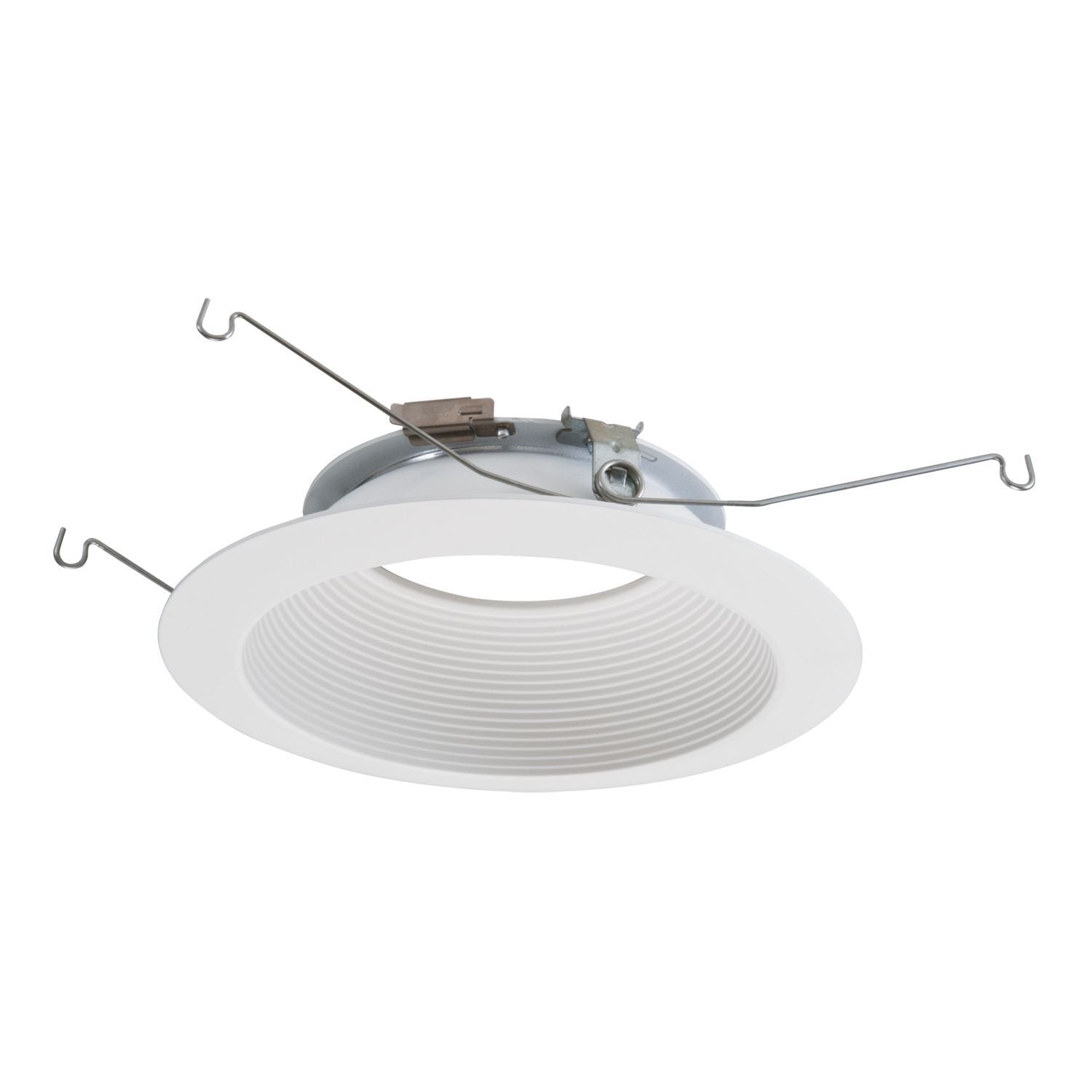 693WB Halo 693 Micro-Step Trim Light, 6 in Dia Inside x 7.3 in Dia Outside, LED Lamp, For Use With ML56 Series LED Light Module, Metal
