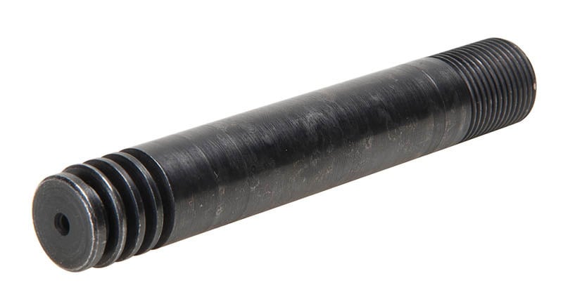7212SP12 Speed Punch Knockout Speed Draw Stud, 0.75 in Dia x 5.63 in L, Carbon Steel, For Use With 746 Hydraulic Ram, Black Oxide