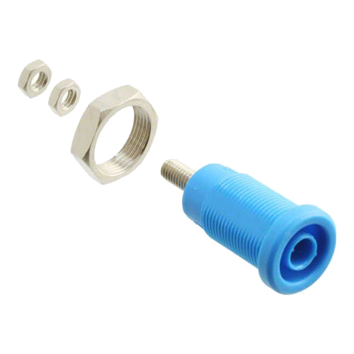 72930-6 Banana Plug-Jack, Blue
