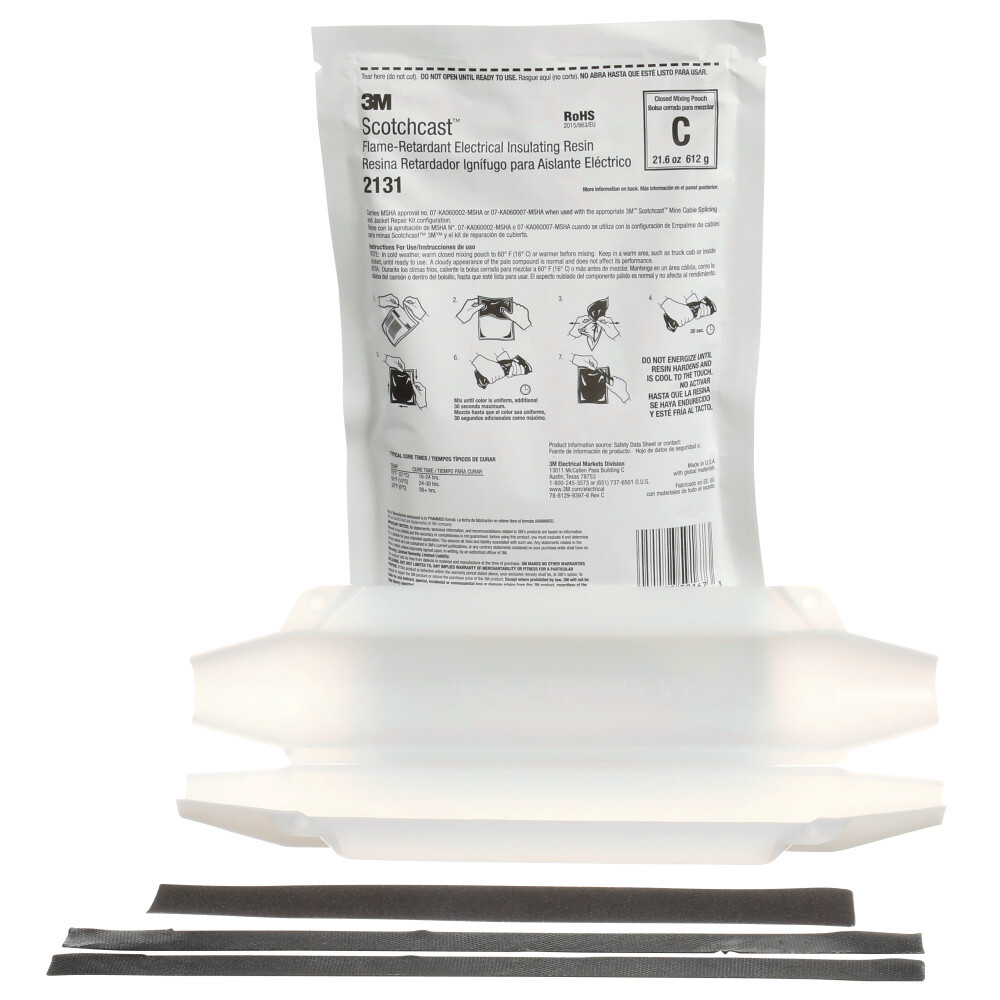 7100010200 82-F Flexible Resin Splice Kit, 1/5 kV, 2/0 to 4/0 AWG Conductor