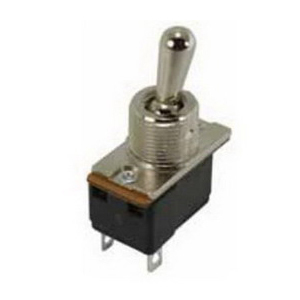 8396K107 8300 AC/DC Rated ON/OFF Toggle Switch, 125 VAC/VDC, 250 VDC, 3/6 A, SPST Contact