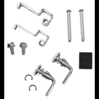 Door Latch and Mounting Kit. 2 Hinges and Pins, 2 1/4 Assembly, 2 Gasket Bumpers, Mounting Hardware, Installation Guide included. For System 89/ tiastar