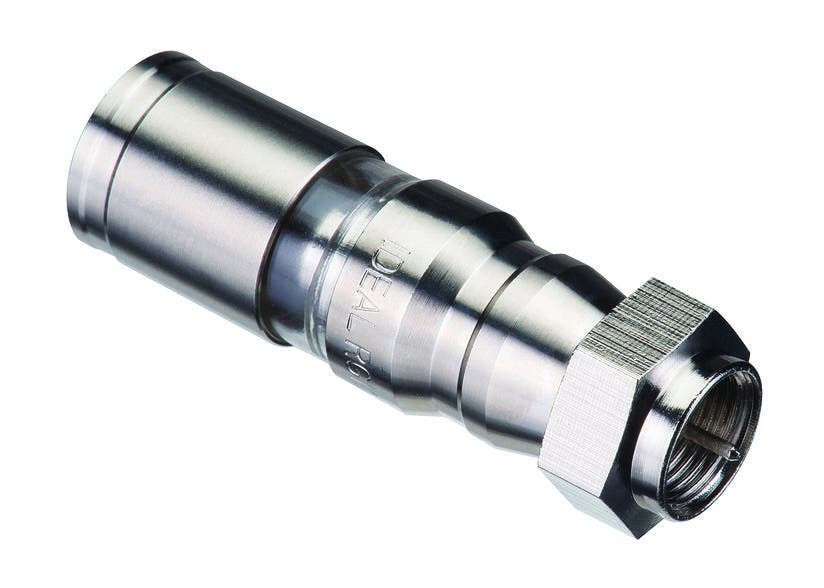 92-212 InSITE F Type Compression Connector, 18 to 14 AWG Solid RG11 Cable