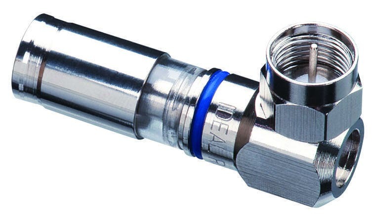 92-691 F-Type Connector, Female x Male Connector, RG-6 Plenum Cable