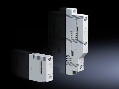 9340040 Busbar Support, 1000 V AC, 2-Pole, 2-Phase, 12 x 5 to 30 x 10 E-Cu Busbar, 60 mm Centre-to-Centre Spacing, For Use With 12 x 5 to 30 x 10 Busbar, Polyamide, Pale Gray