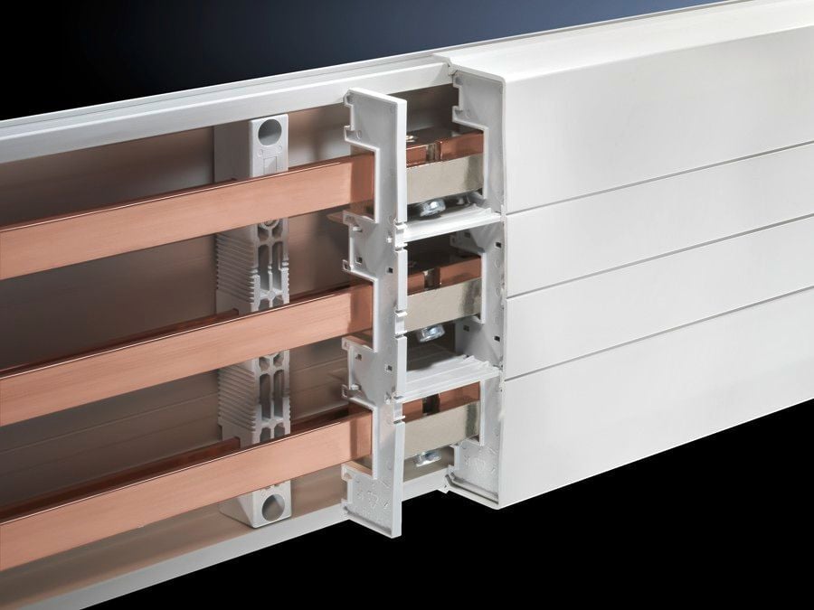 9340230 Cross Member, 3-Pole, For Use With RiLine Busbar Connections, Polyamide, Pale Gray