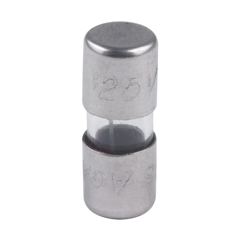 AGA-3 Small Dimension Fast Acting Fuse With Nickel Plated Brass End Caps, 3 A, 125 V AC, 200 A Interrupt, Cylindrical Body