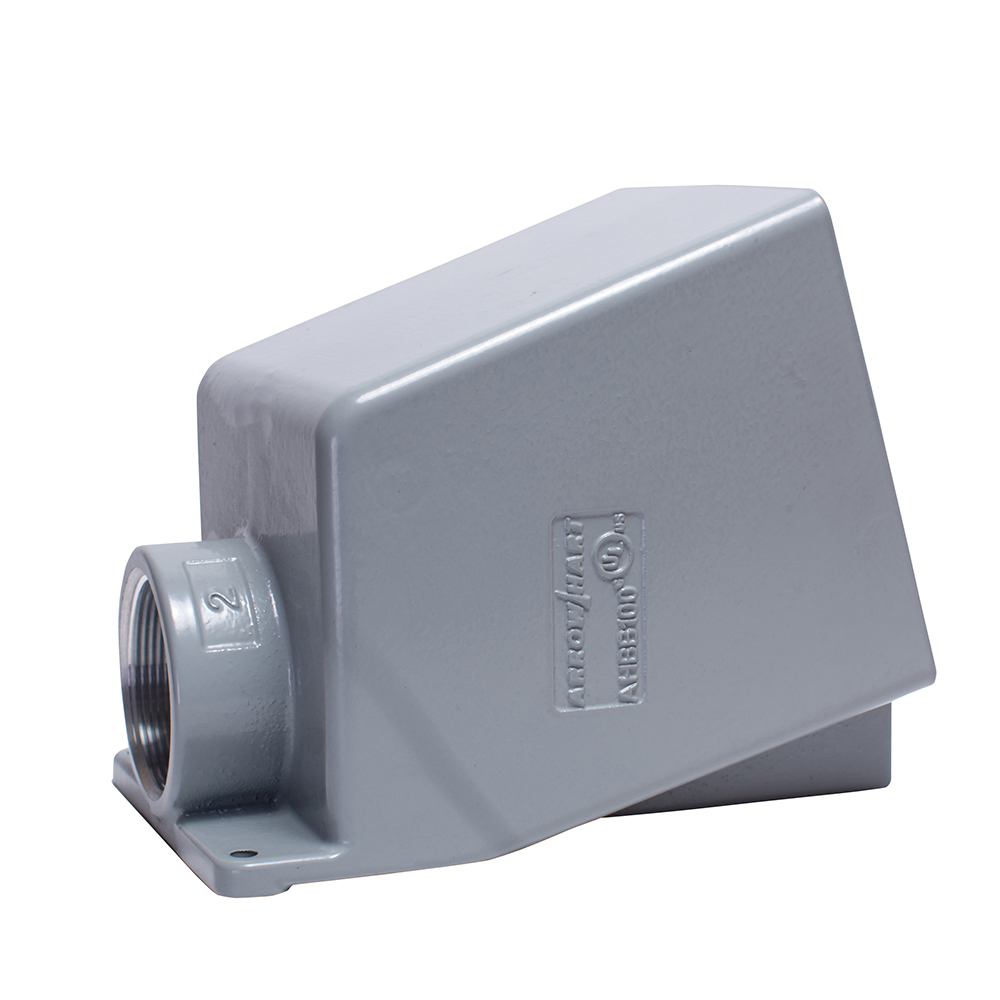 Eaton Arrow Hart pin and sleeve back box, Industrial; Food and Beverage; Wastewater Treatment, Extra Heavy-Duty,  , Cast aluminum, Used With  Pin and sleeve receptacles/inlets, 100/125A