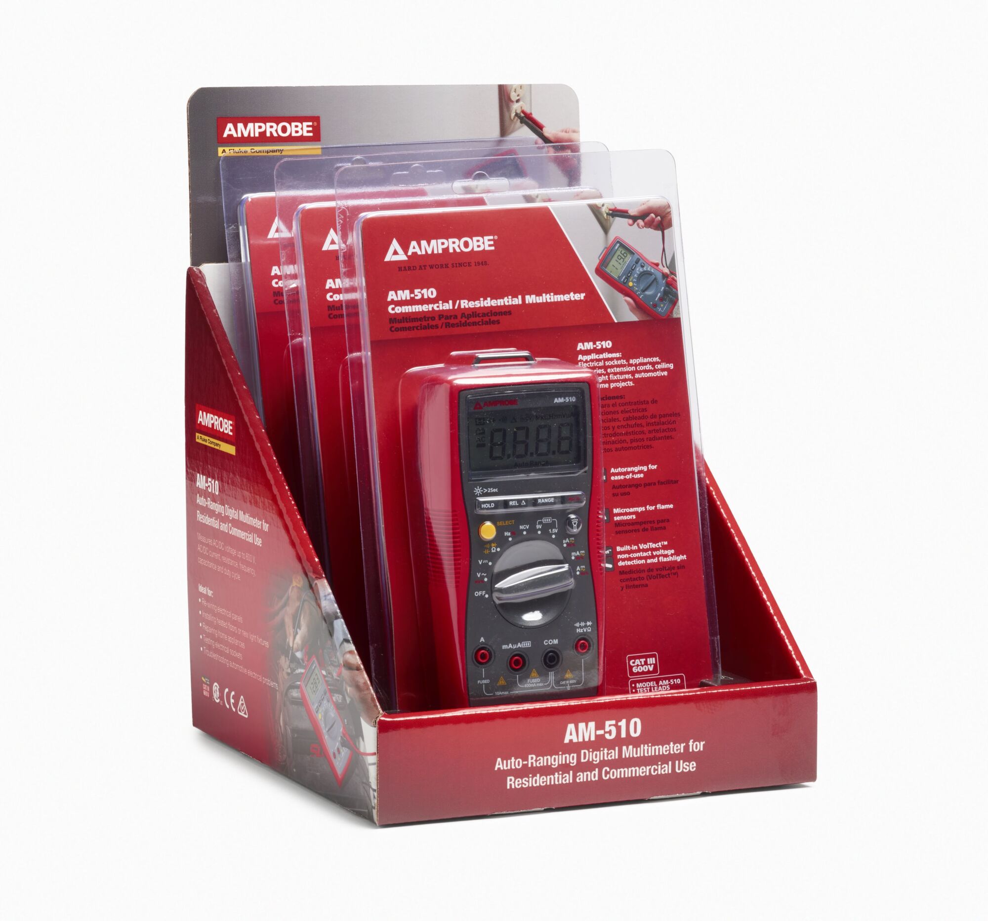 AM-530 True-RMS Electrical Contactor Digital Multimeter