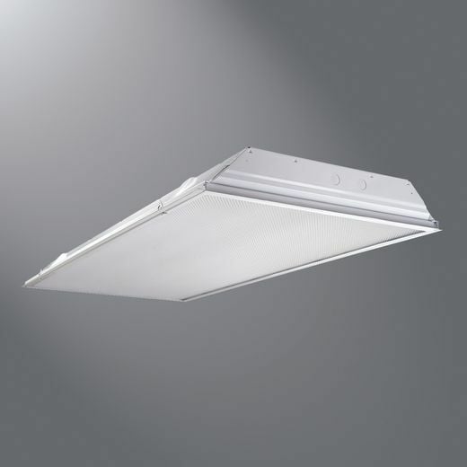 APT-332-L741F Metalux AP All-Pro General Purpose Lensed Troffer, (3) T8 Lamp, 96 W Fixture, 120 to 277 VAC, Steel Housing