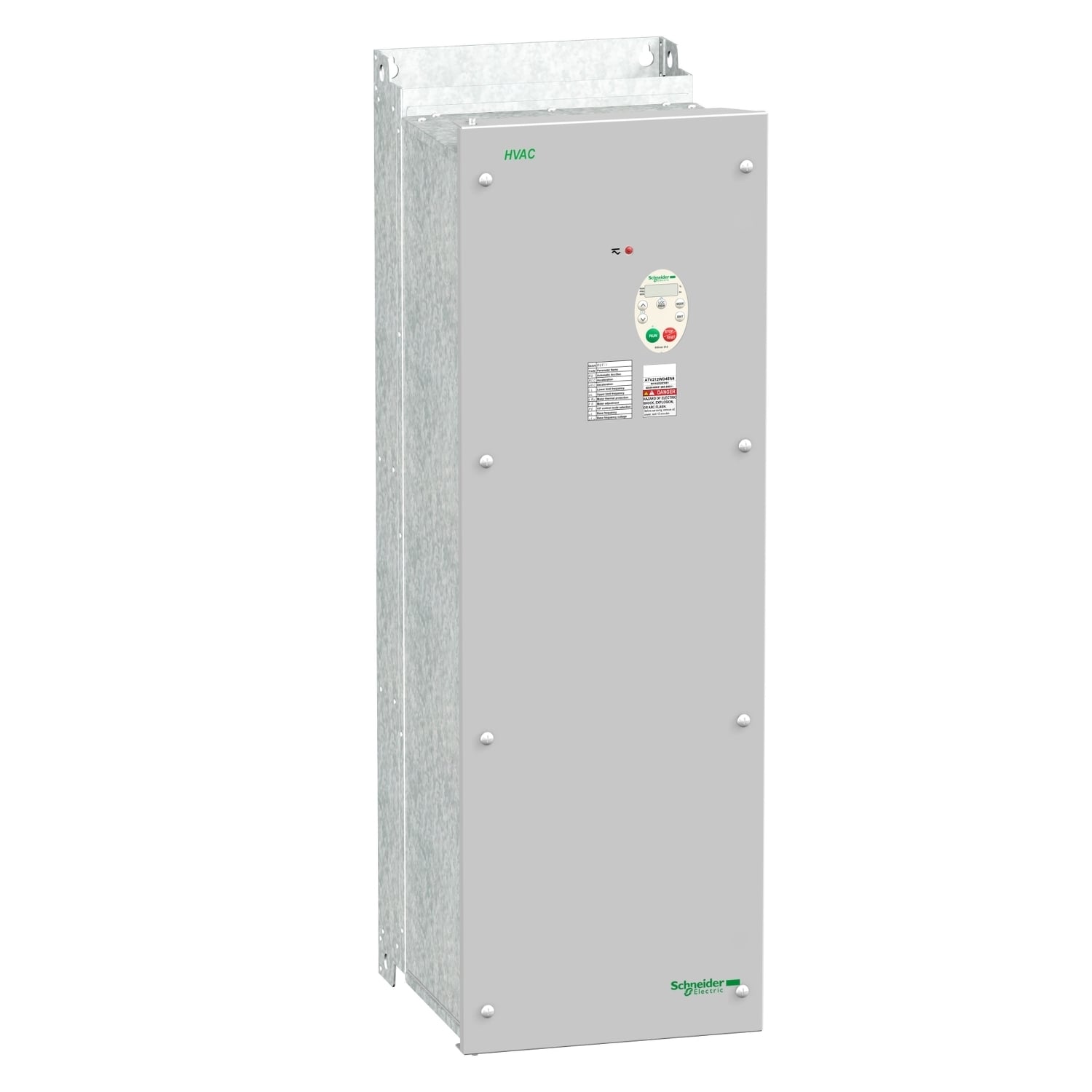 ATV212WD37N4 Altivar 3-Phase Type 12 Variable Speed Drive, 380/480 V AC, 79 A, 50 hp, 284 mm W x 343 mm D