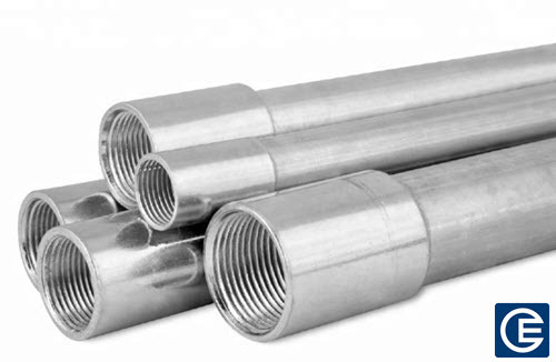 Rigid Intermediate Metallic Conduit Stick, 3-1/2 Inch Diameter, 10 Feet