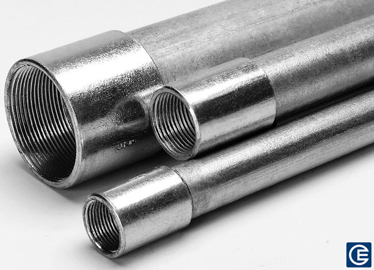 Galvanized Conduit Standard Stick, 5 Inch Diameter, 10 Feet