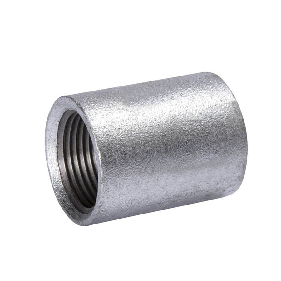 Galvanized Coupling, 2 Inch Trade Size