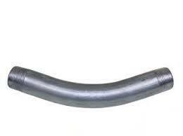 Conduit Elbow, 4 Inch Trade Size, 45 Degree Bend Angle, Galvanized