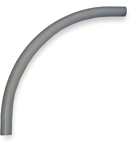 PVC Elbow with Plain End, 2 inch, 90 Degree Bend Angle, 36 Bend Radius, Schedule 40