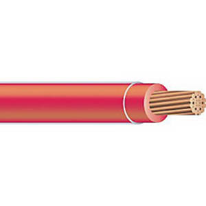 THHN Wire, 500 KCMIL, Red, 37 Stranded, Copper Conductor, 2500 Foot Reel