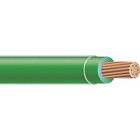 Thermoplastic High Heat Resistant Nylon Coated (THHN) Wire, 2 AWG, Green, 19 Stranded, Copper Conductor, 2500 Foot Reel