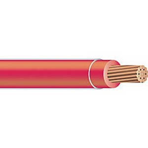 THHN Wire, 350 KCMIL, Red, 37 Stranded, Copper Conductor, 1000 Foot Reel