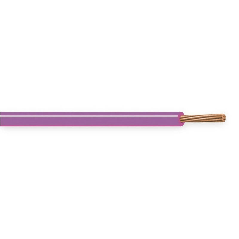 XHHW Cable, 14 AWG, Purple, 7 Stranded, Copper Conductor, 500 Foot Reel