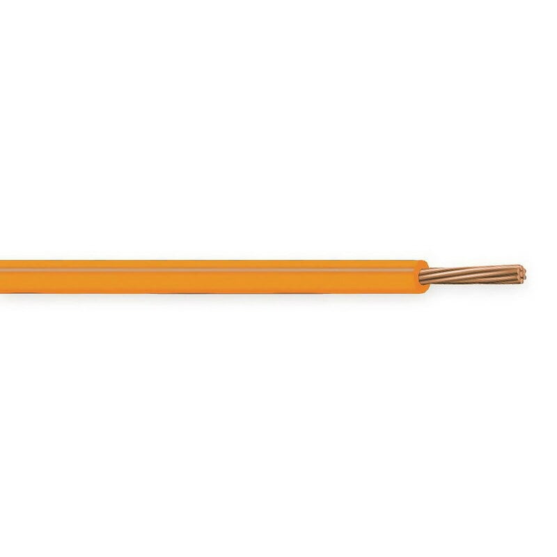 XHHW Cable, 8 AWG, Orange, 7 Stranded, Copper Conductor, 5000 Foot Reel