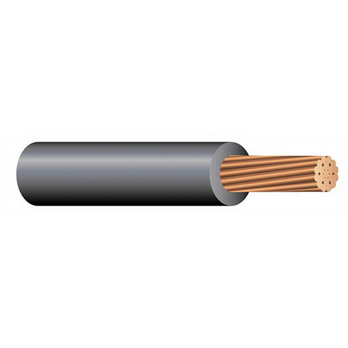 XHHW Cable, 4 AWG, Red, 7 Stranded, Copper Conductor, 500 Foot Reel