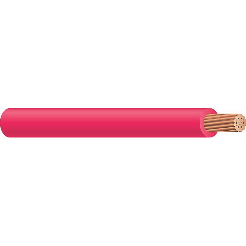 XHHW Cable, 250 KCMIL, Red, 37 Stranded, Copper Conductor, 500 Foot Reel