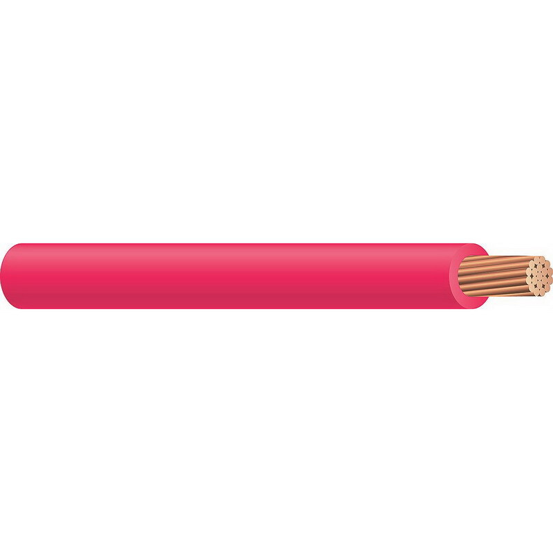 XHHW Cable, 500 KCMIL, Red, 37 Stranded, Copper Conductor, 500 Foot Reel