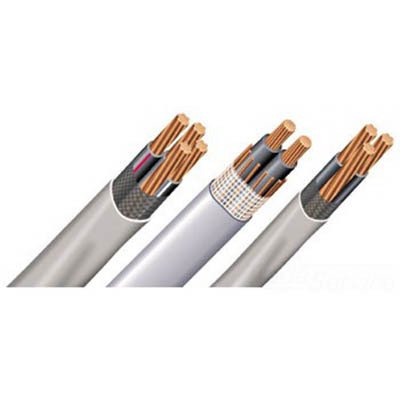 Aluminum Building Wire SER Service Entrance Cable, 4-4-4, Copper Conductor, 150 Foot Coil