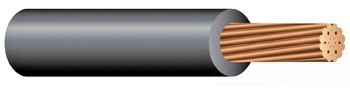 Type USE-RHH-RHW Wire, 6 AWG, Blue, Copper Conductor, 500 Foot Reel